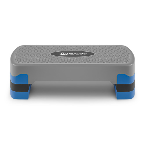 Степ платформа  3-ступінчаста Hop-Sport HS-PP020AS сіро-синя - фото №3
